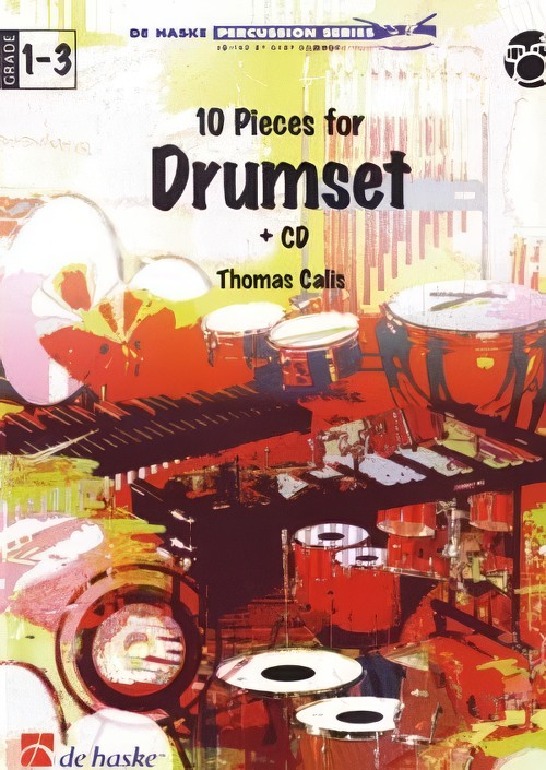 10 Pieces for Drumset (Percussion Book and CD)